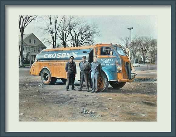Crosby's Fuel Shelburne Rd. & Ledge Rd. Burlington 1958.